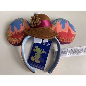 Disney‎ World 50th Mickey Big Thunder Mountain Main Attraction Headband Ears NEW